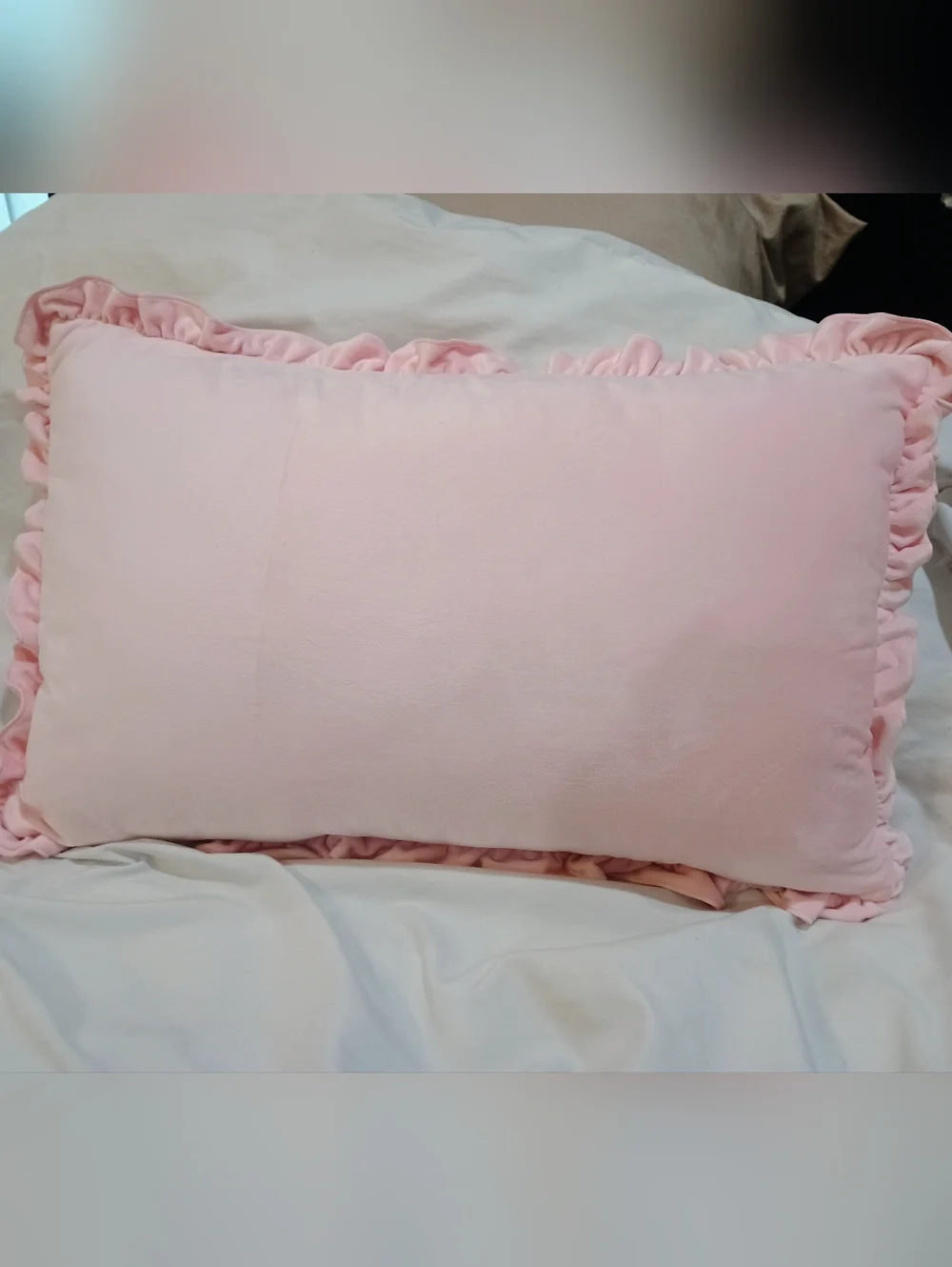 New Pink Bow High Maintenance Decorative Pillow 22x14